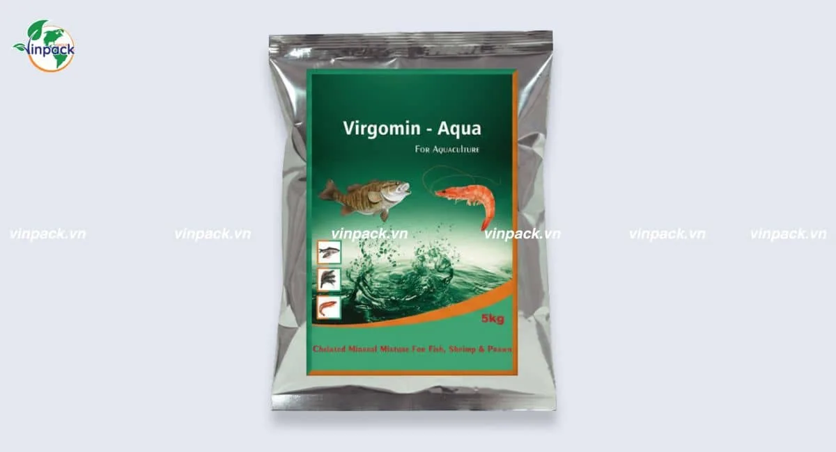 túi đựng thuốc thủy sản chất liệu PET AL PE chống oxy hóa