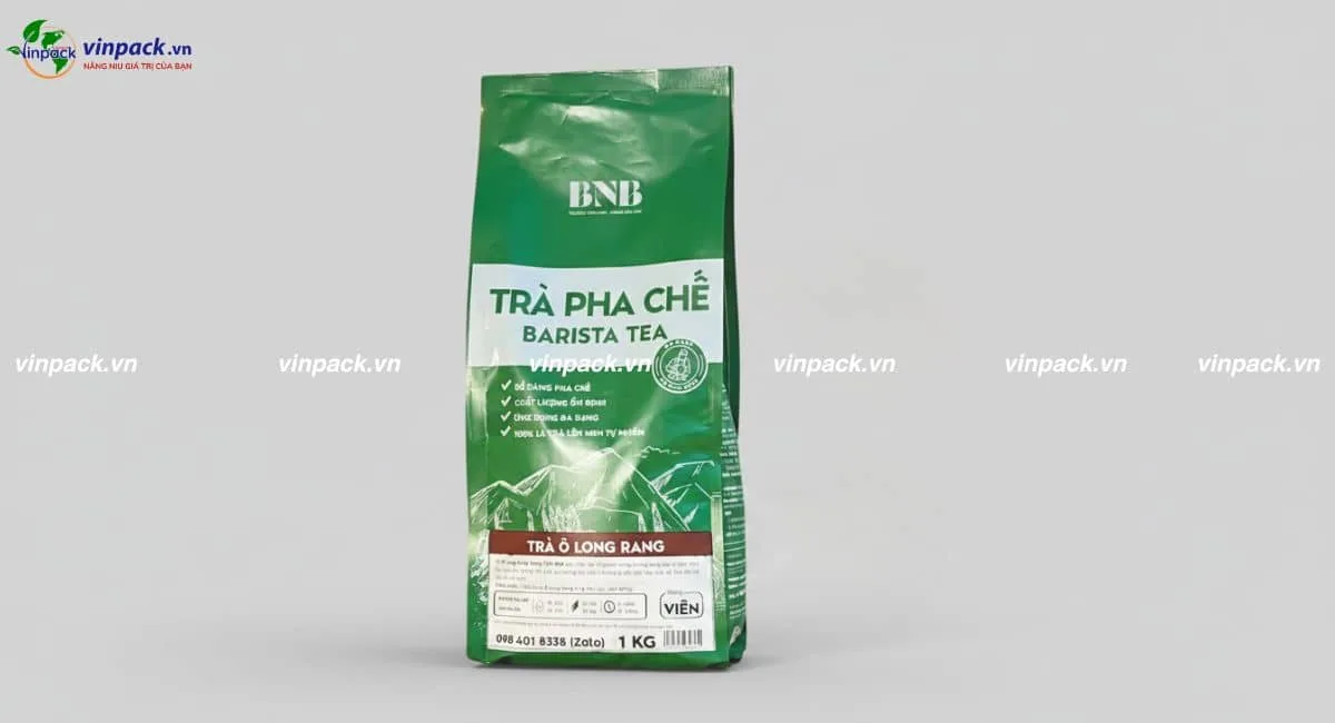 Bao bì đựng trà thương hiệu trà pha chế