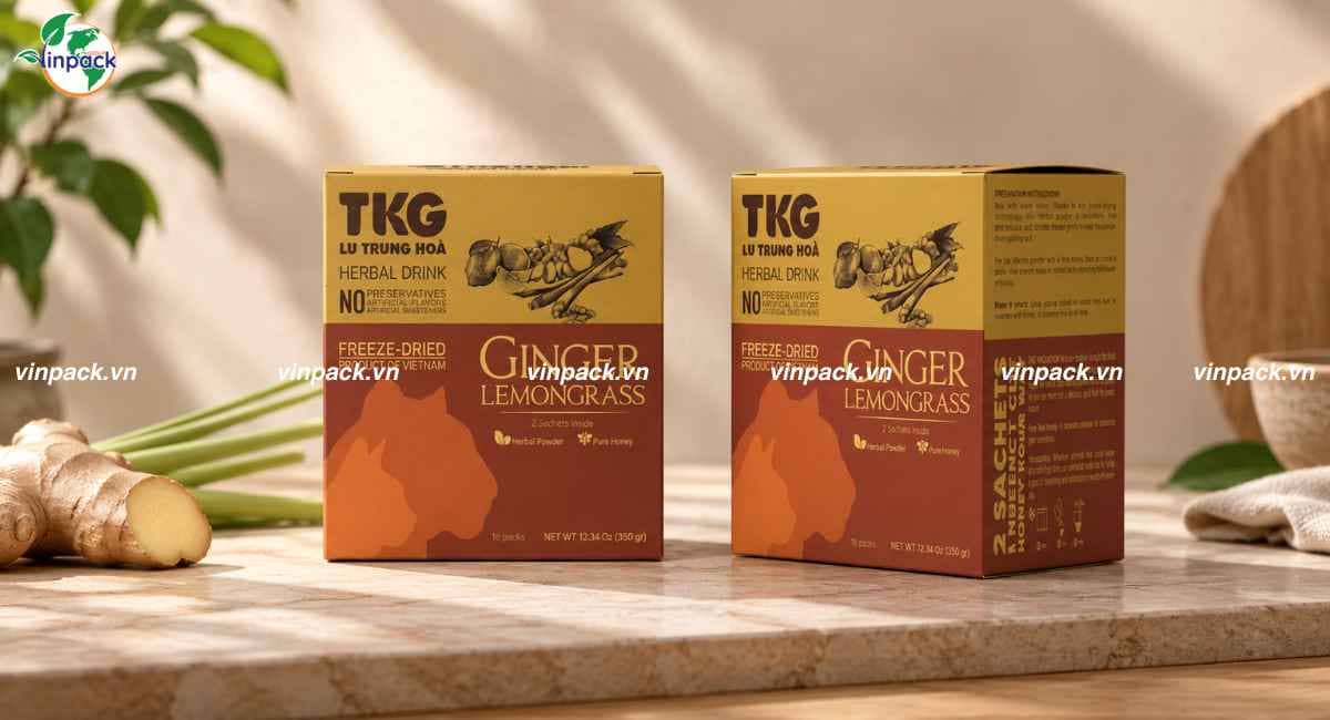 Mẫu hộp giấy đựng dược phẩm in theo yêu cầu