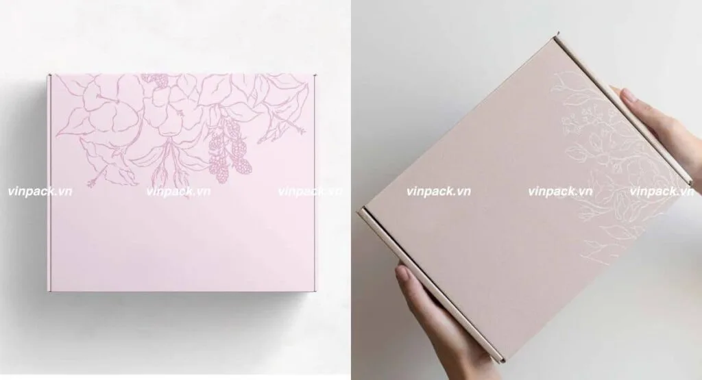 Hộp giấy đựng quà 8/3