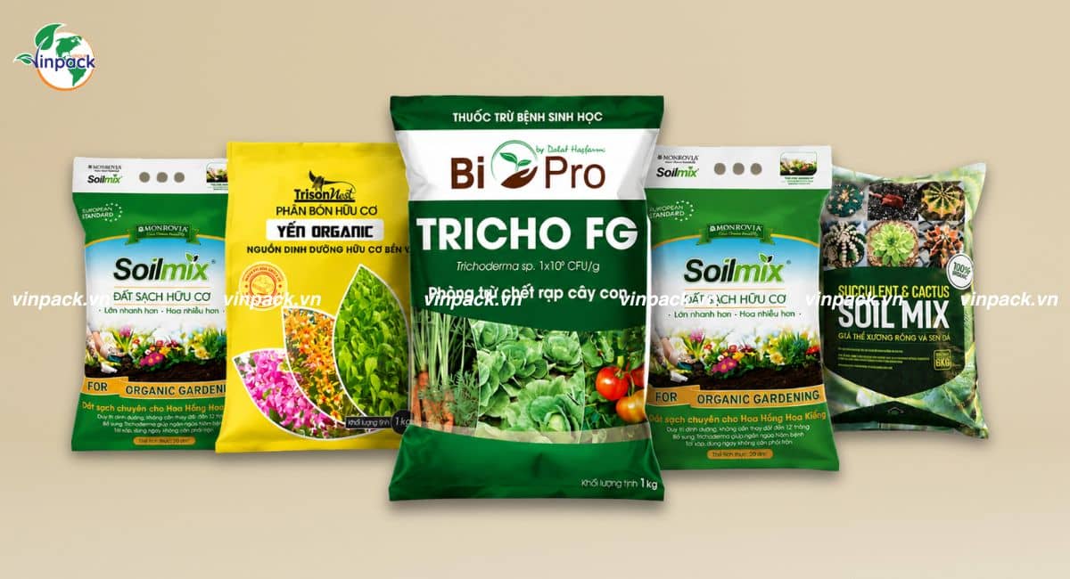 Mẫu bao bì nông nghiệp in theo yêu cầu của khách hàng