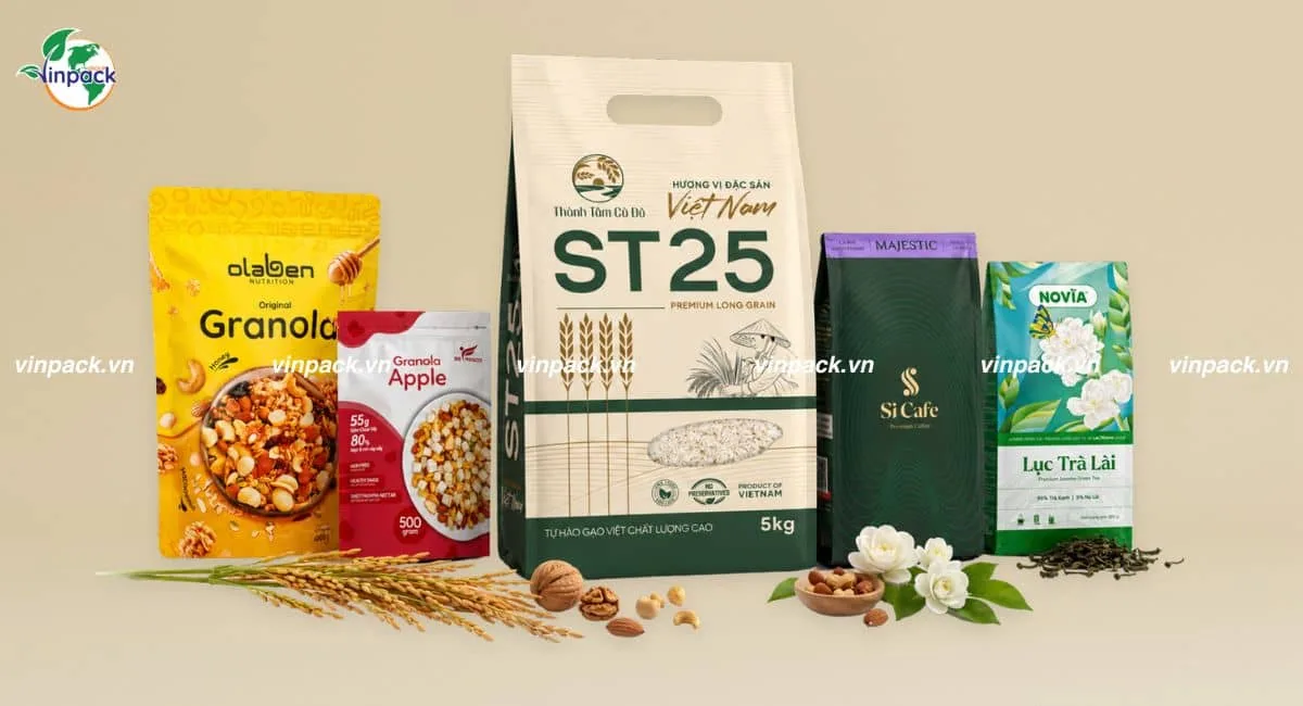 Mẫu in bao bì thực phẩm theo yêu cầu
