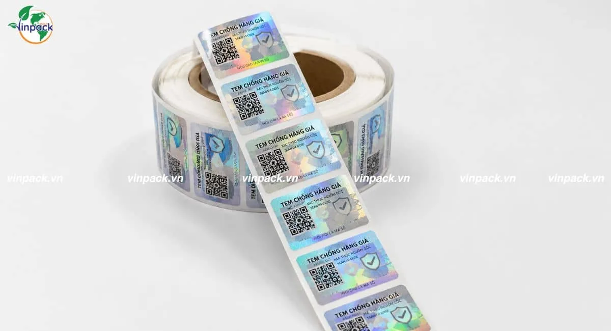 Mẫu tem nhãn hologram