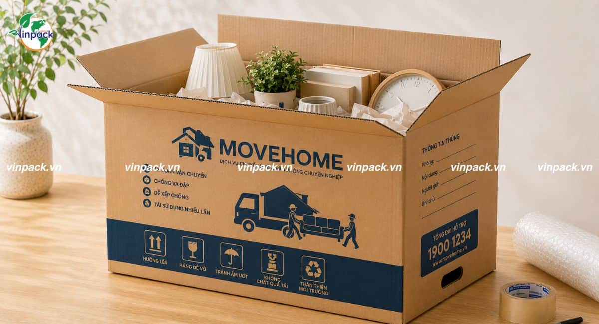 Mẫu thùng carton chuyển nhà 5 lớp