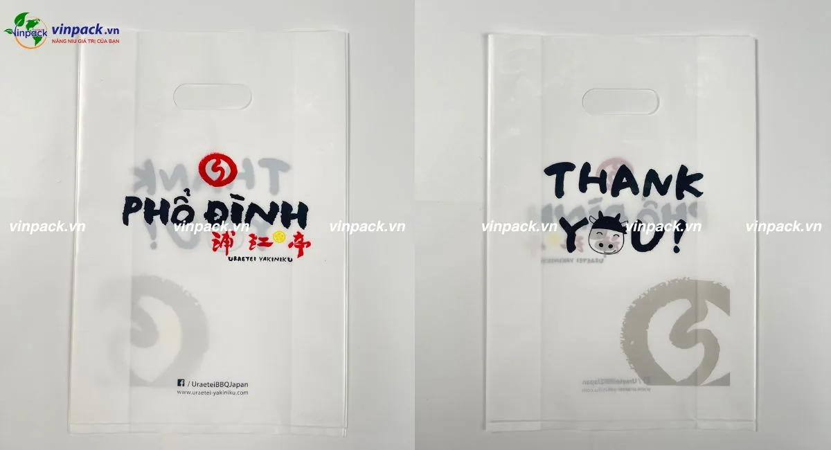 Túi hột xoài PE đựng thực phẩm cho nhà hàng