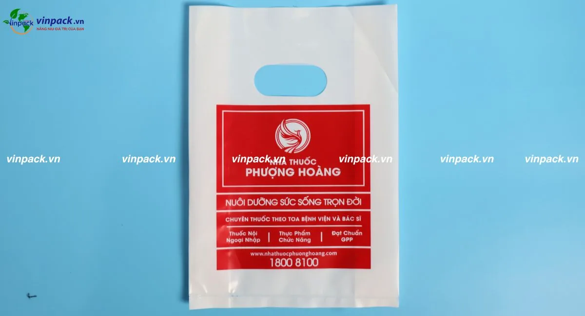 Túi hột xoài PE in theo yêu cầu nhà thuốc