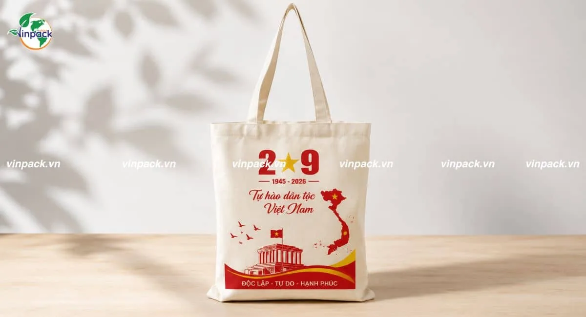 Mẫu túi vải canvas 2.9 in theo yêu cầu