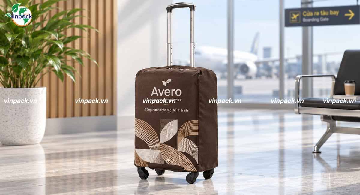 Mẫu túi vải không dệt bọc vali quà tặng của cửa hàng