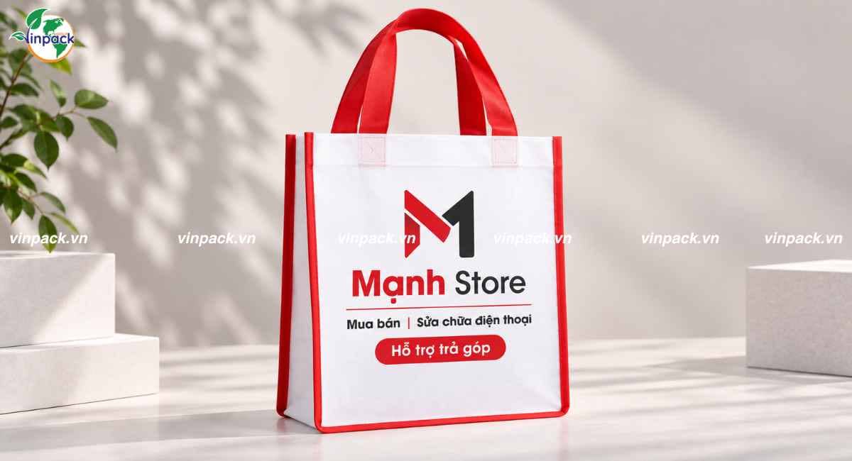 Mẫu túi vải không dệt đựng điện thoại đẹp