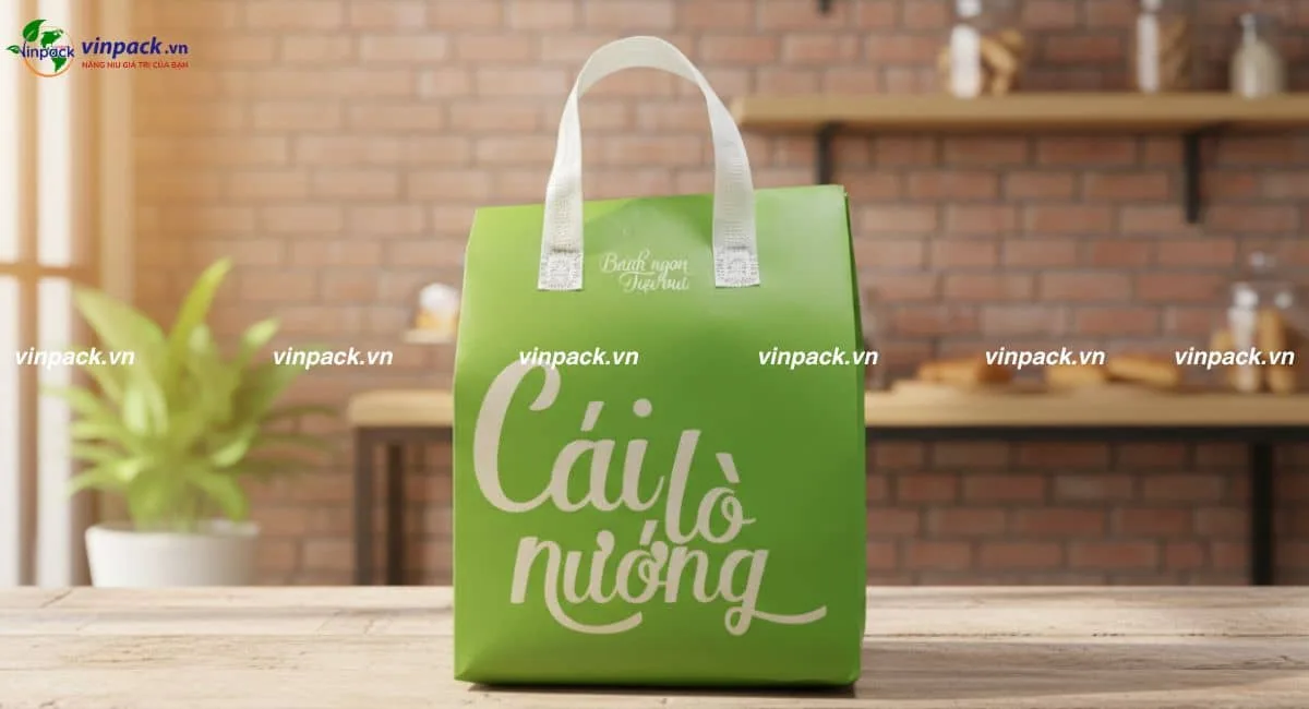 Túi vải không dệt cách nhiệt cho đồ ăn