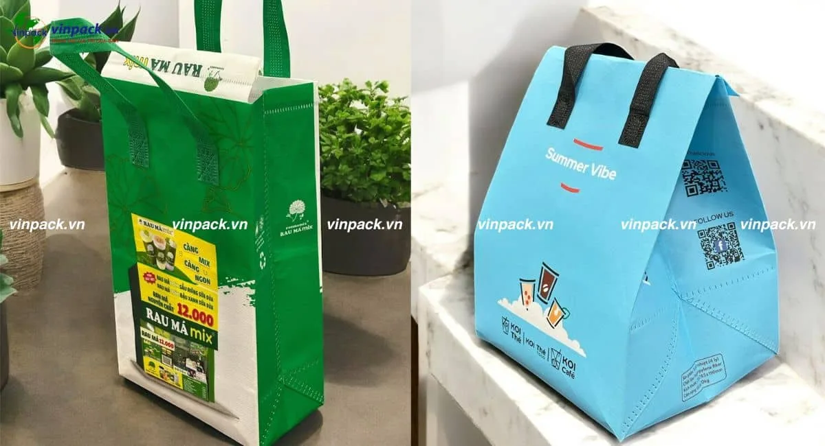Túi giữ nhiệt vải không dệt sản xuất theo yêu cầu