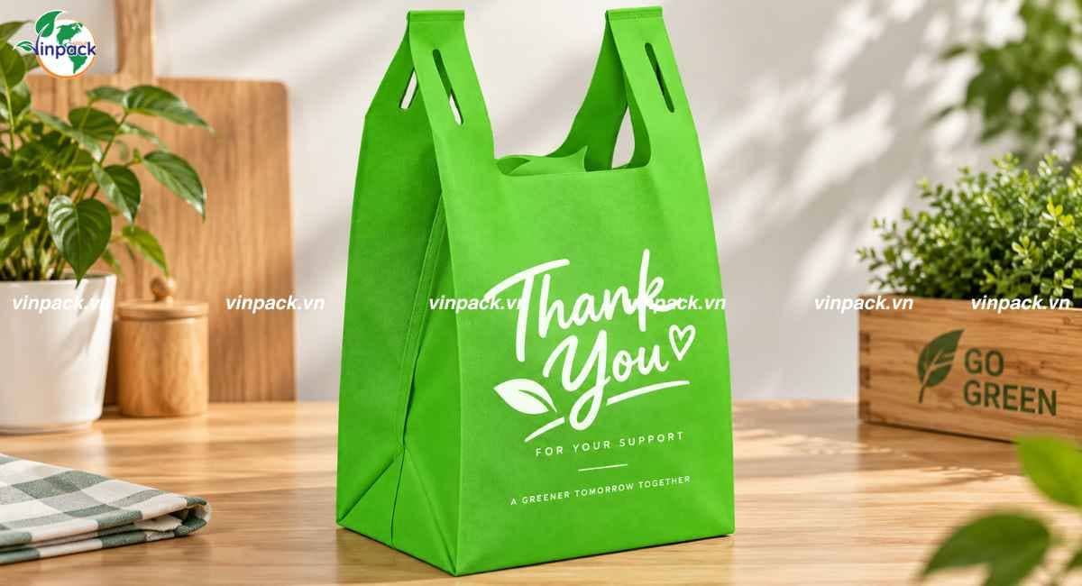 Mẫu túi vải không dệt T-shirt sự kiện