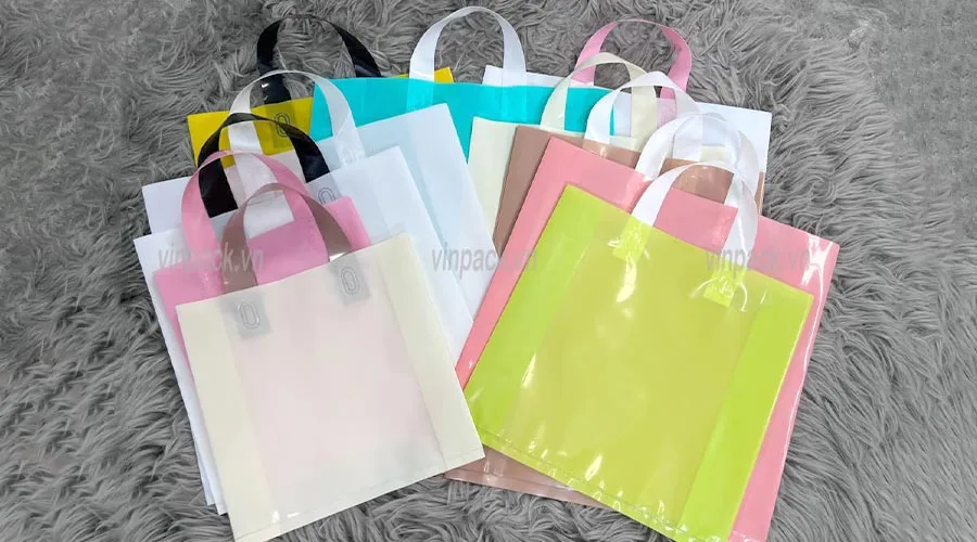 Một số kích thước phổ biến của túi nilon có quai