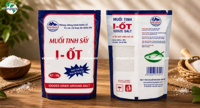 Thành phẩm túi đựng muối Khánh Tường Phát