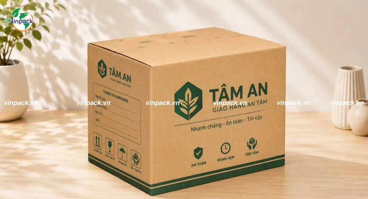 Thùng carton đựng hàng hóa vận chuyển