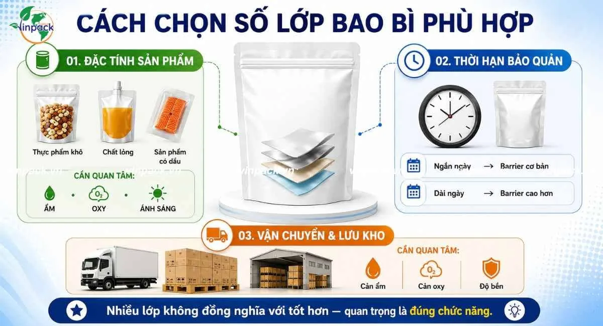 Cách chọn số lớp phù hợp với từng loại sản phẩm