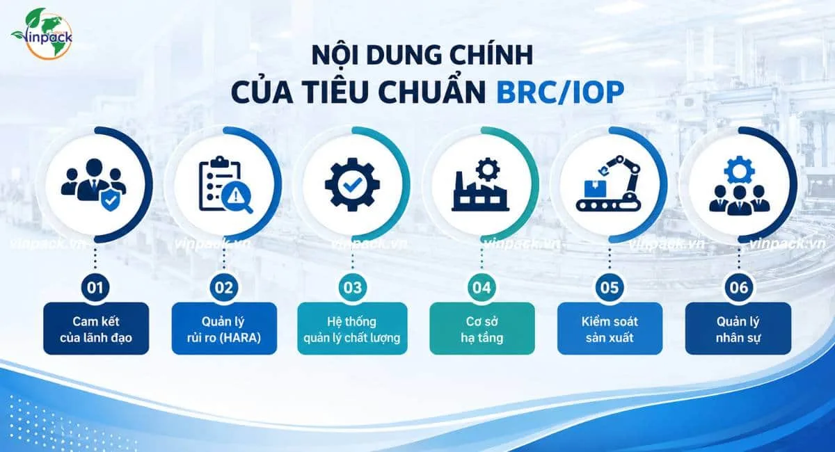 Nội dung chính của tiêu chuẩn BRC/IOP