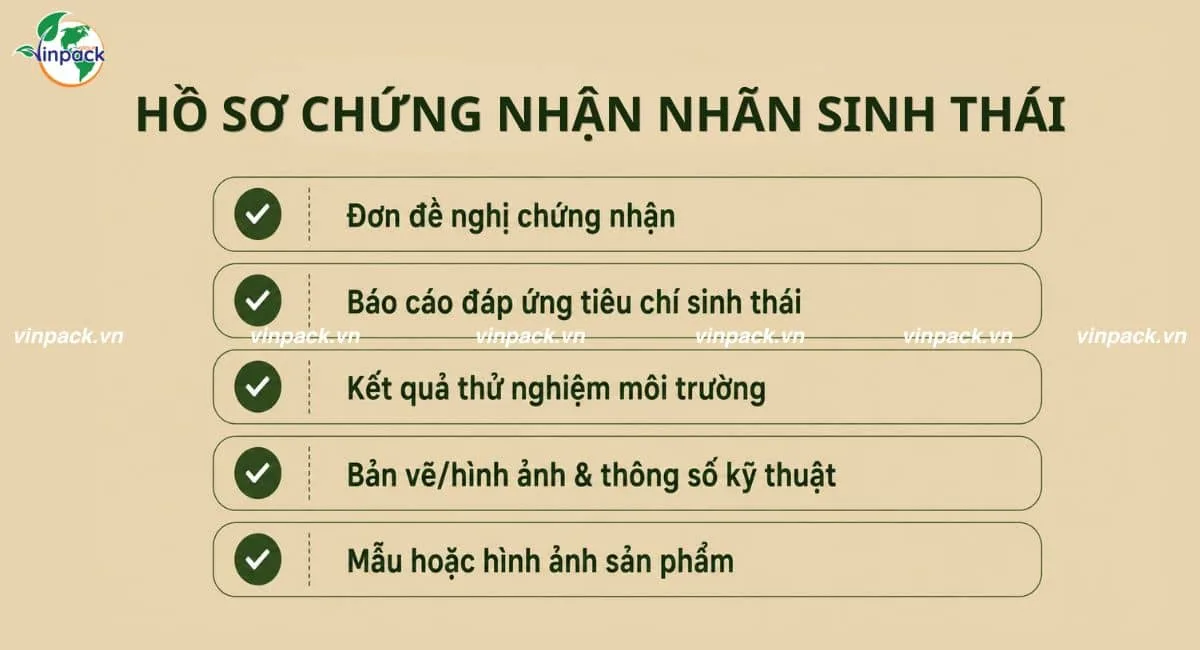 Danh sách 5 thành phần hồ sơ xin cấp chứng nhận