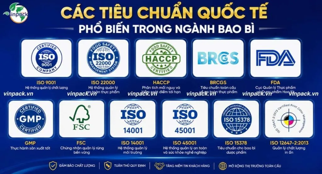 Các tiêu chuẩn quốc tế về bao bì mà doanh nghiệp cần phải biết