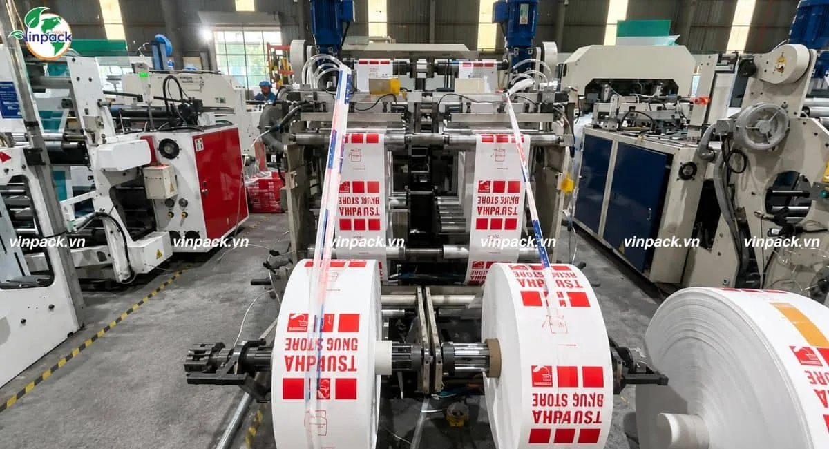 Xưởng sản xuất túi đựng ly Vinpack
