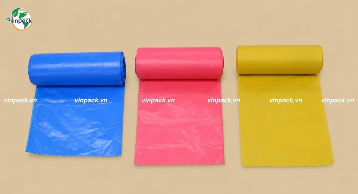 Túi đựng rác cuộn PE HDPE nhiều kích thước