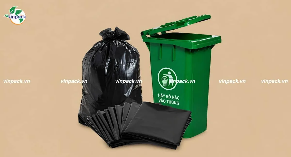Mẫu túi đựng rác công nghiệp kích thước lớn