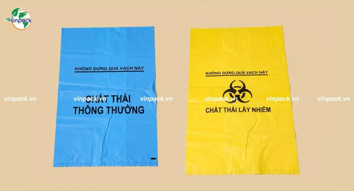 Túi đựng rác thải y tế cho phòng khám, bệnh viện