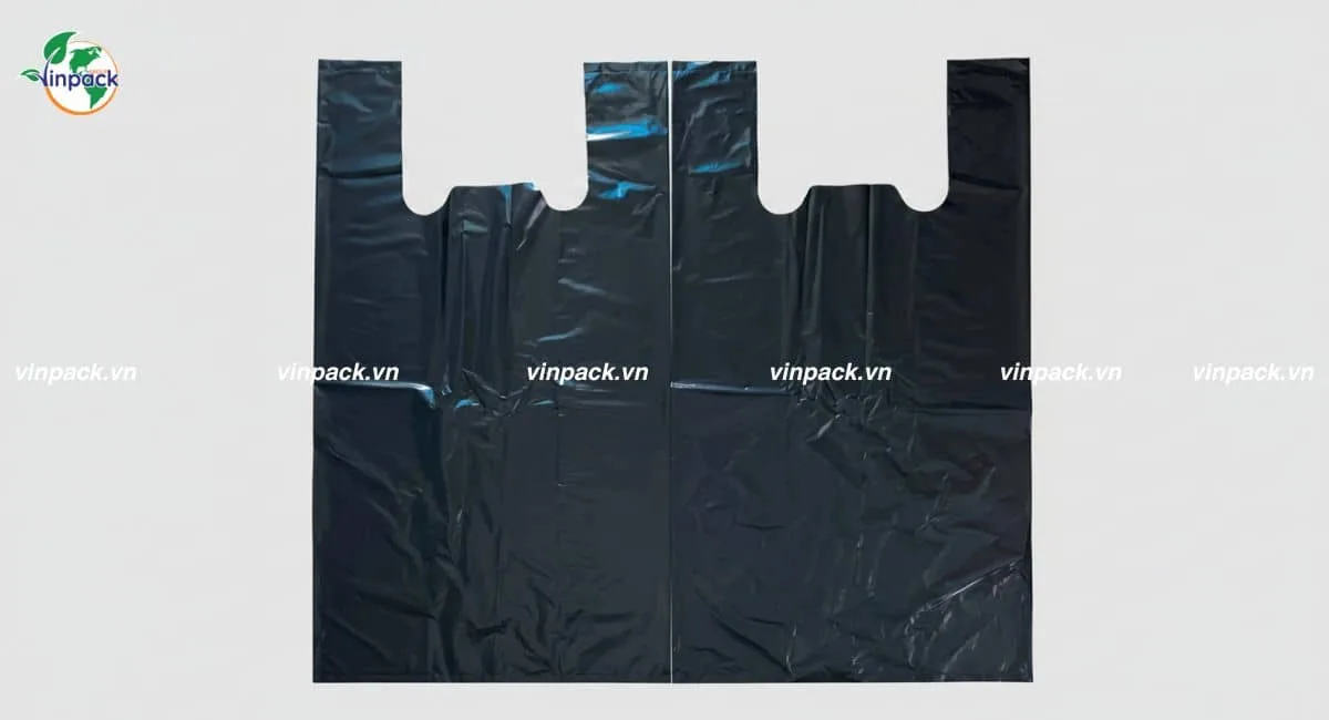 Túi đựng rác có quai PE