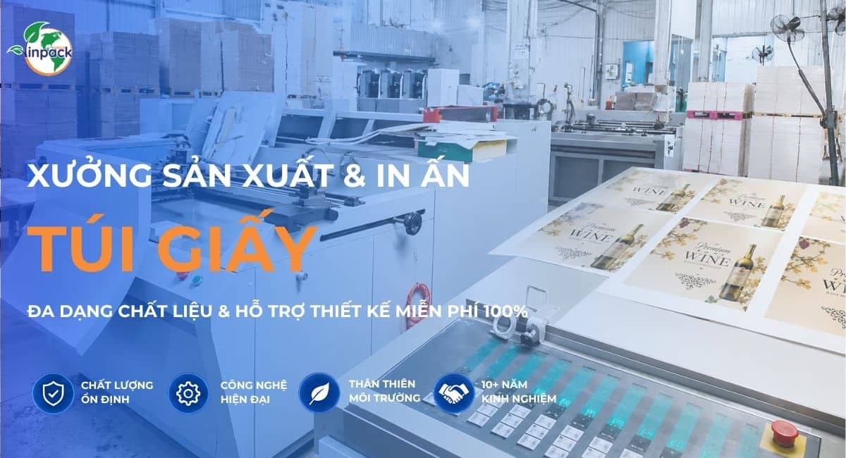 Xưởng sản xuất in ấn túi giấy