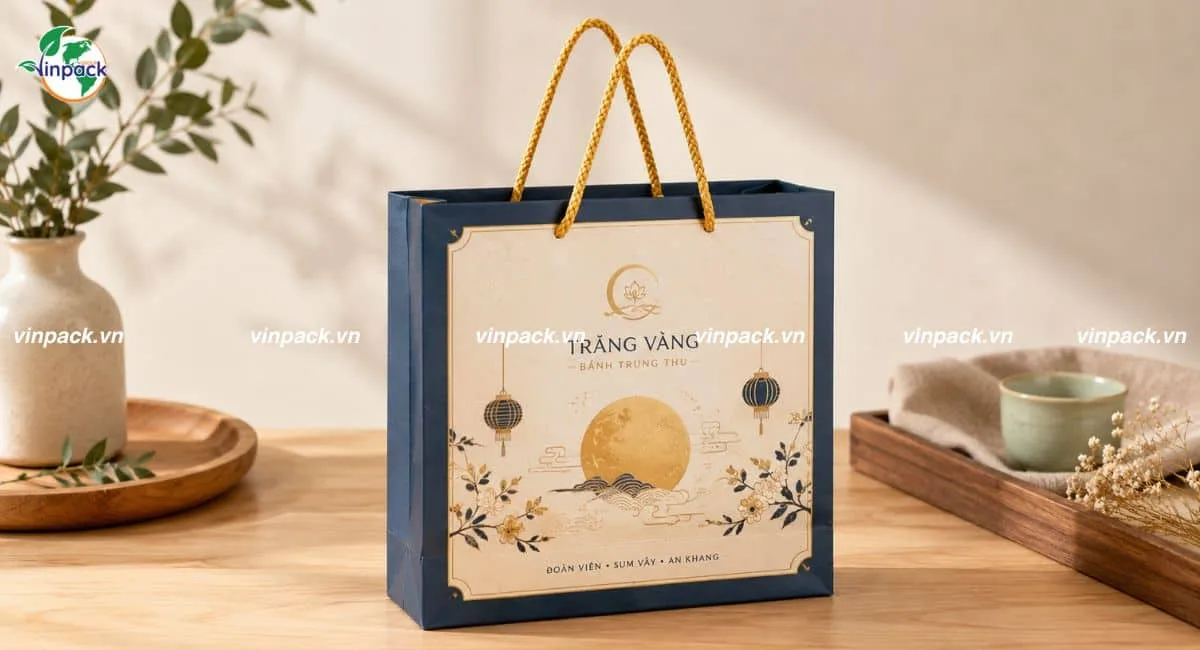 Mẫu túi giấy đựng bánh trung thu