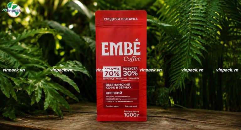 Túi Granti 8 cạnh đựng cà phê EmBé Coffee