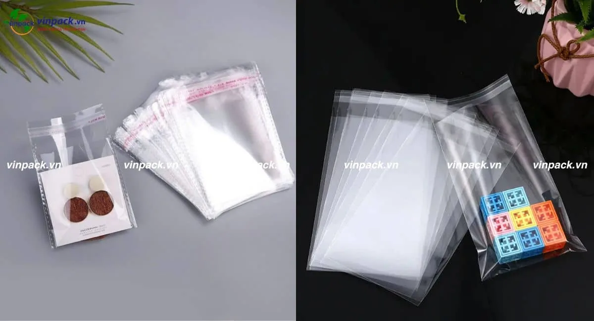 Túi OPP trong suốt đựng phụ kiện thời trang