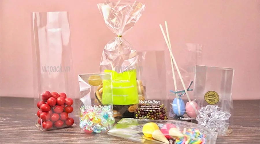 Túi OPP được sử dụng để đựng bánh kẹo các loại