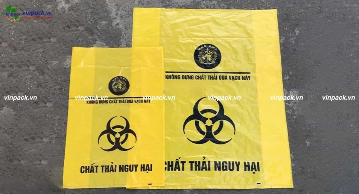 Túi đựng rác thải y tế chuyên dụng cho phòng khám nha khoa đạt chuẩn Bộ Y Tế