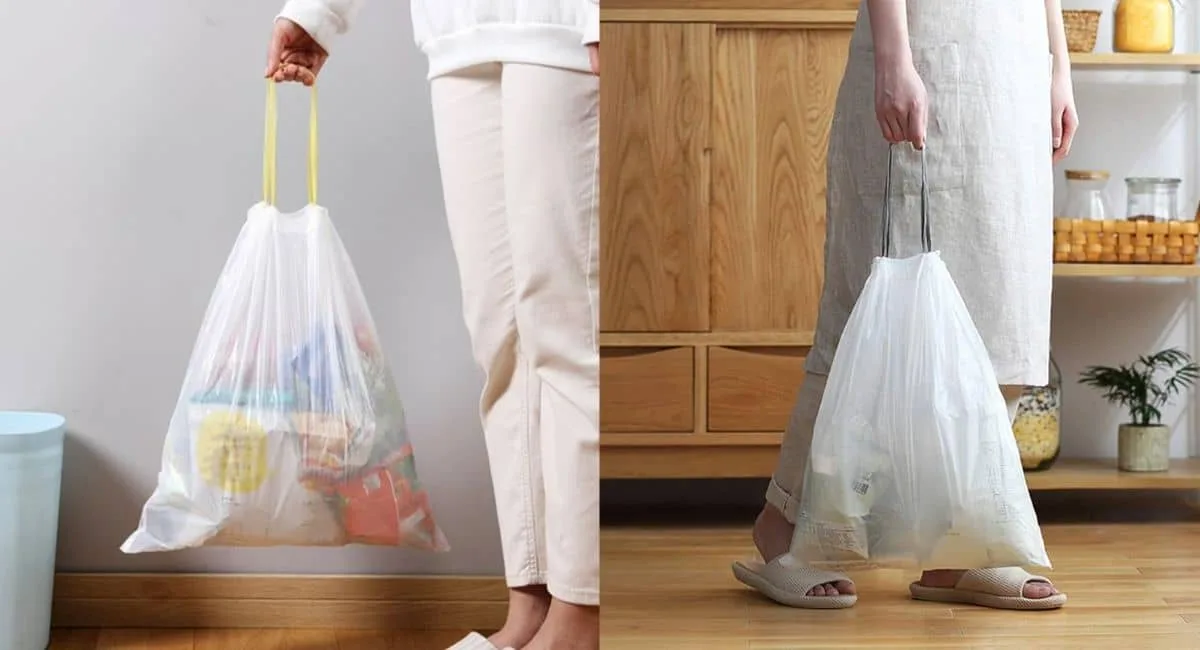 Túi rác dây rút tiện lợi chắc chắn