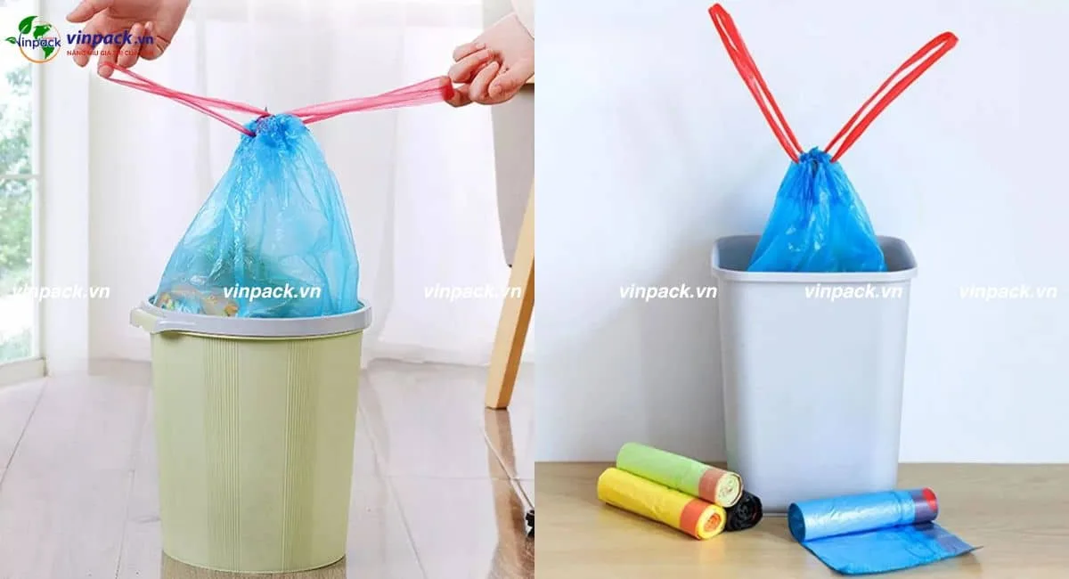 Túi đựng rác dây rút nhỏ cho nhà ở 