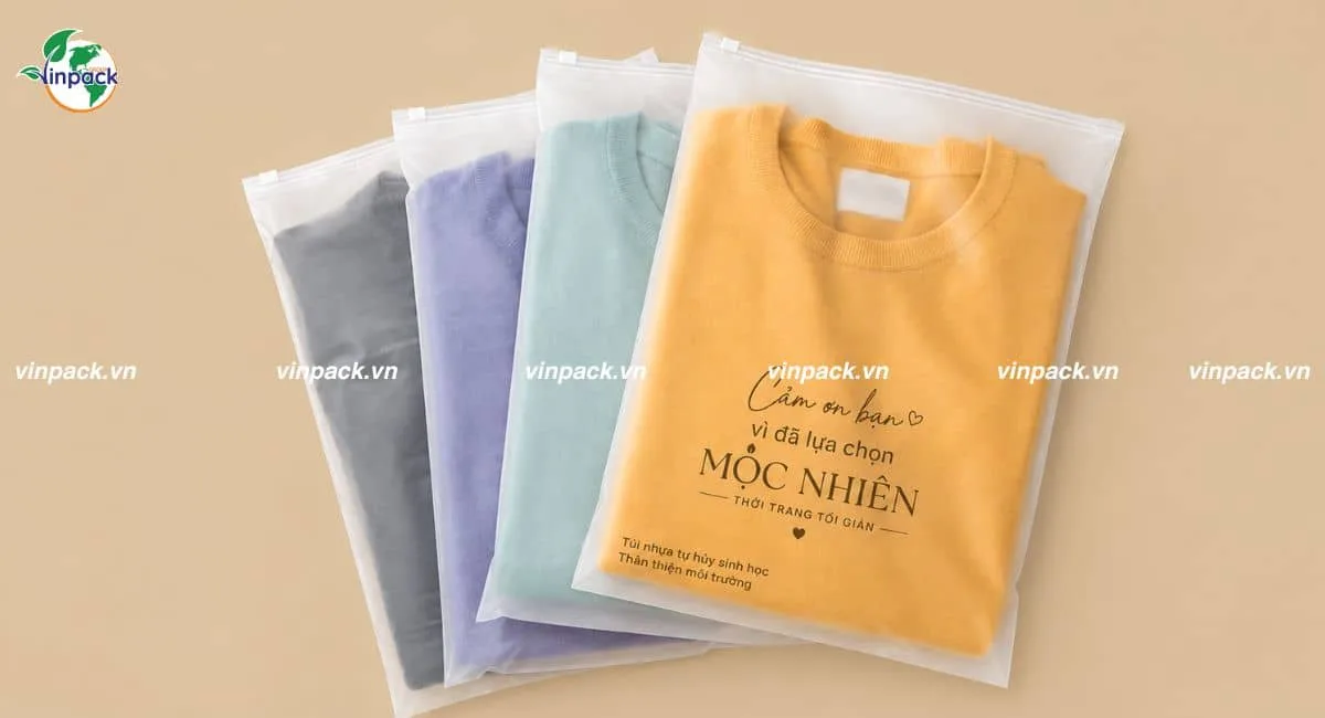 Mẫu túi zipper tự hủy sinh học
