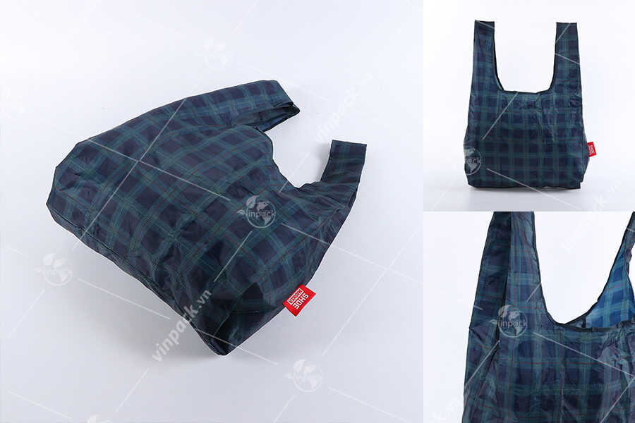 Túi T shirt vải dù đang được sử dụng phổ biến hiện nay với 2 quai xách tiện lợi túi t-shirt vải dù, tui t shirt vai du