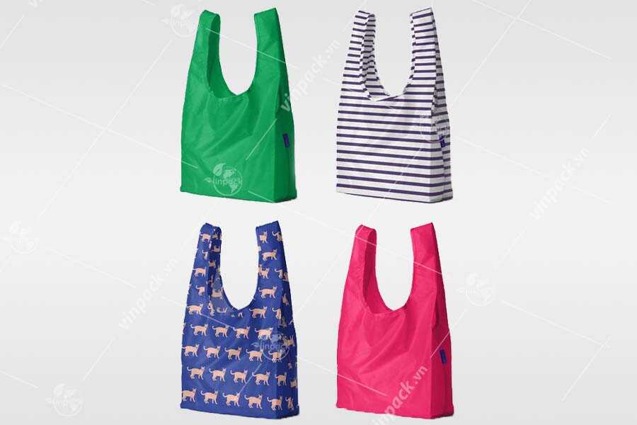 Túi T shirt vải dù với nhiều màu sắc, in ấn đa dạng túi t-shirt vải dù, tui t shirt vai du