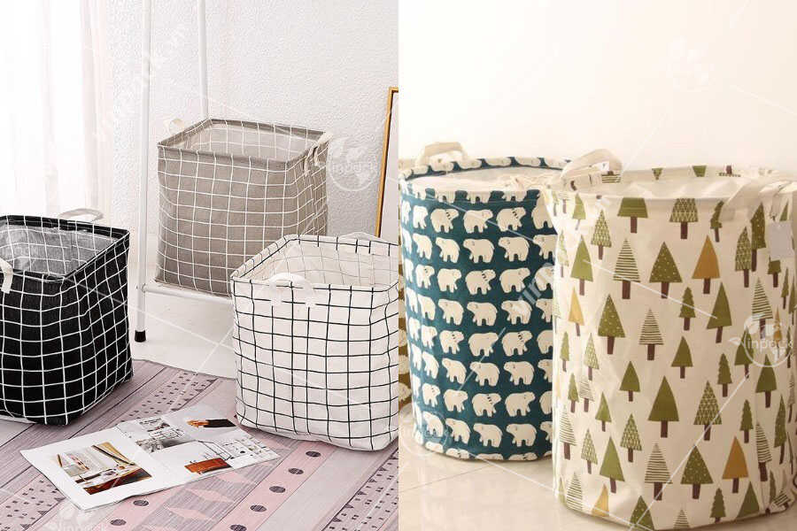 Túi vải bố giặt quần áo được sản xuất tại Vinpack