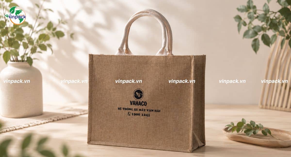 Mẫu túi vải đay quà tặng doanh nghiệp chuyên nghiệp