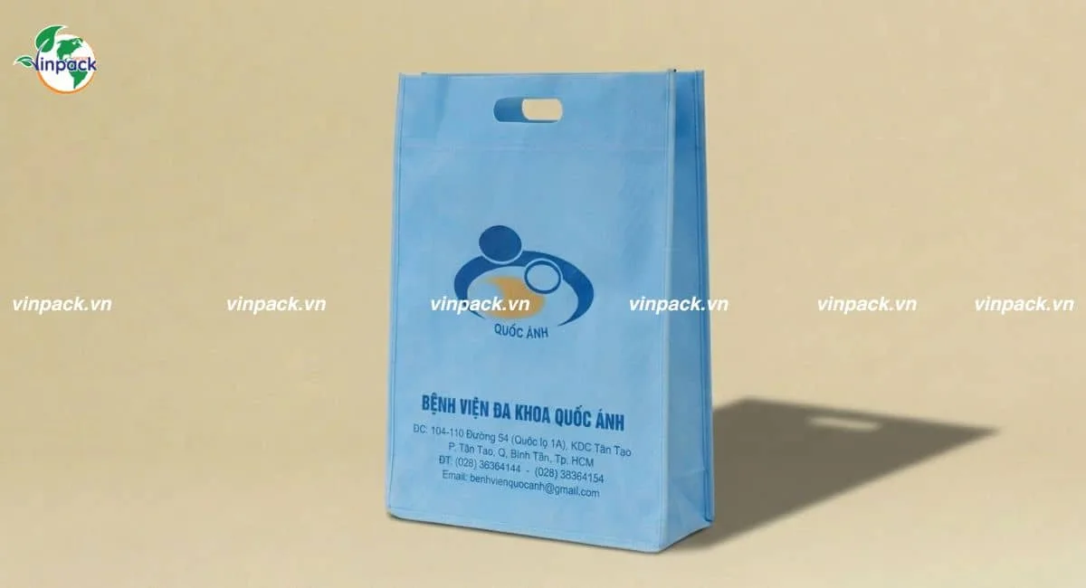Túi vải không dệt in logo bệnh viện