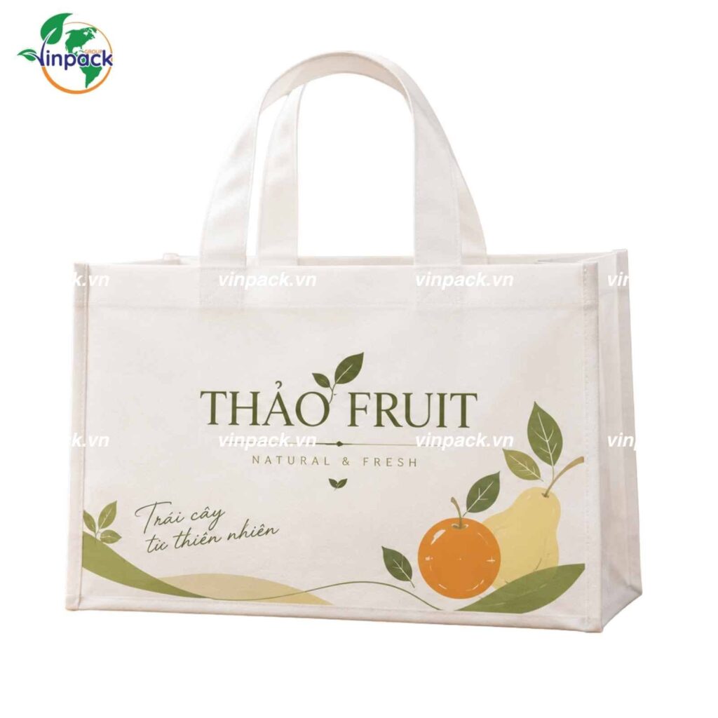 Túi Vải Không Dệt Đựng Trái Cây
