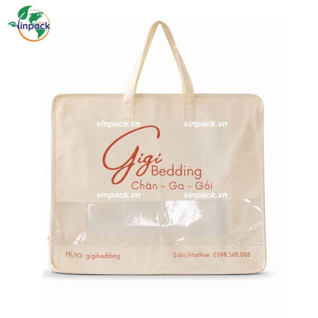 Túi Vải Không Dệt Đựng Chăn Màn Drap Gối Nệm