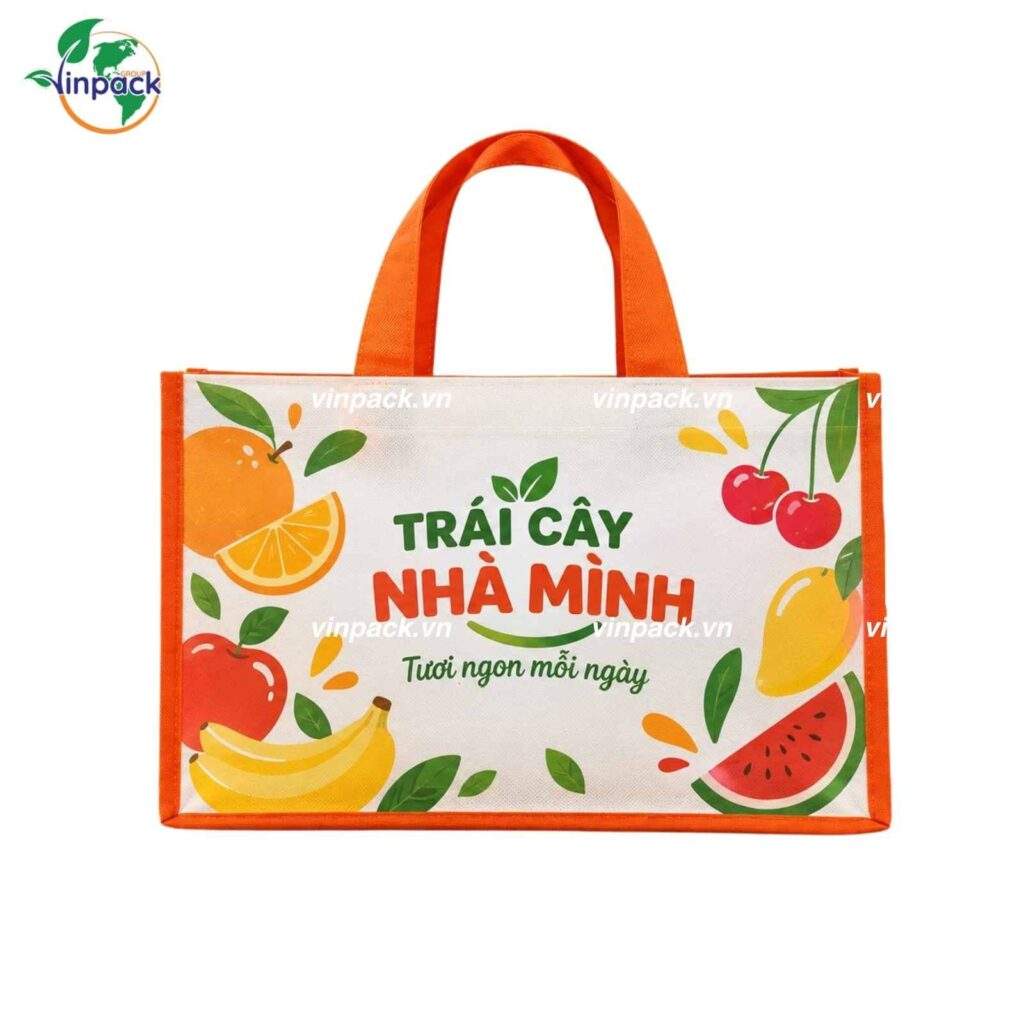 Túi Vải Không Dệt Đựng Trái Cây