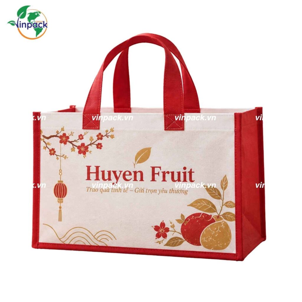 Túi Vải Không Dệt Đựng Trái Cây