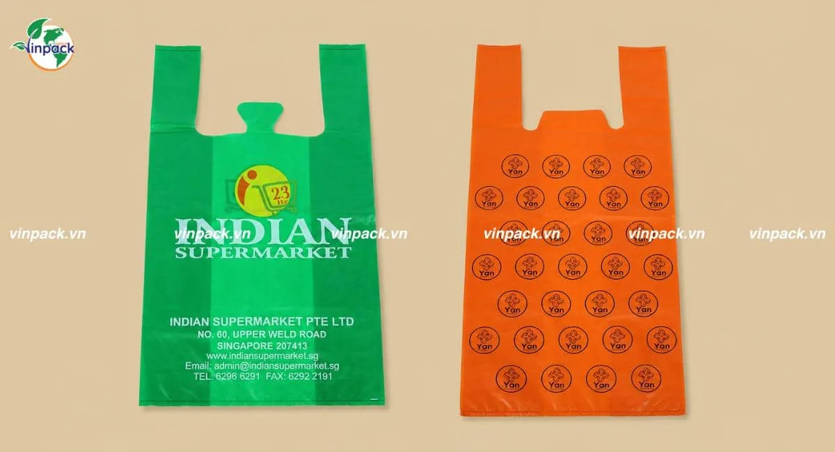 Túi xốp 2 quai xuất khẩu