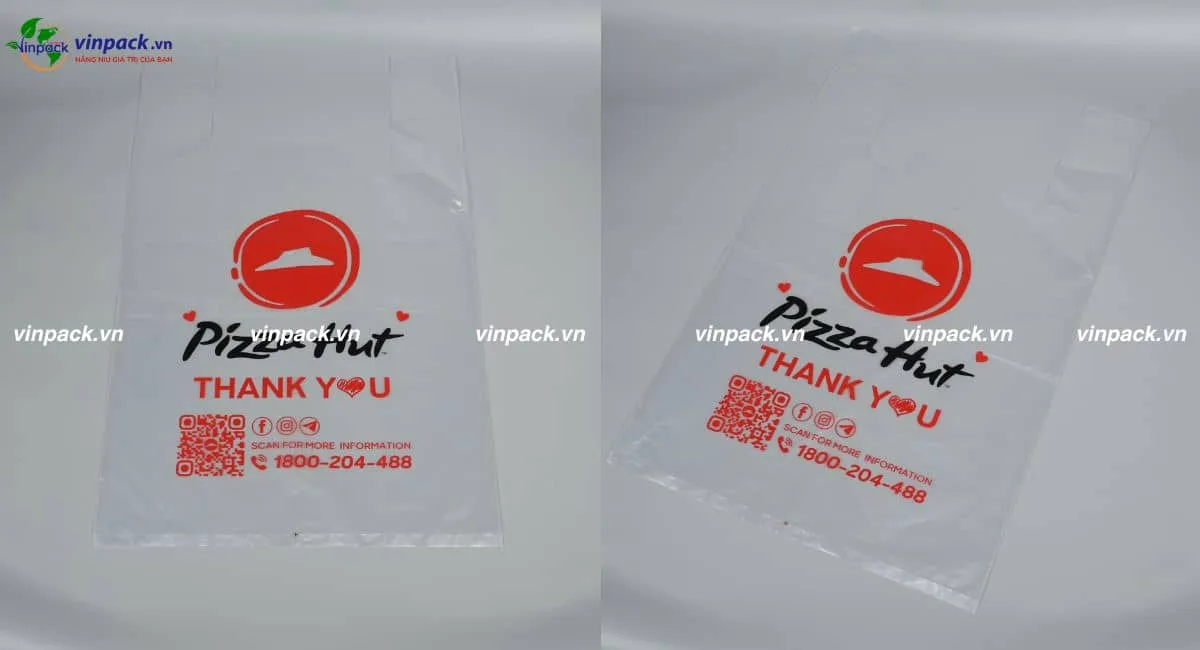 Túi 2 quai xốp PE đựng thực phẩm