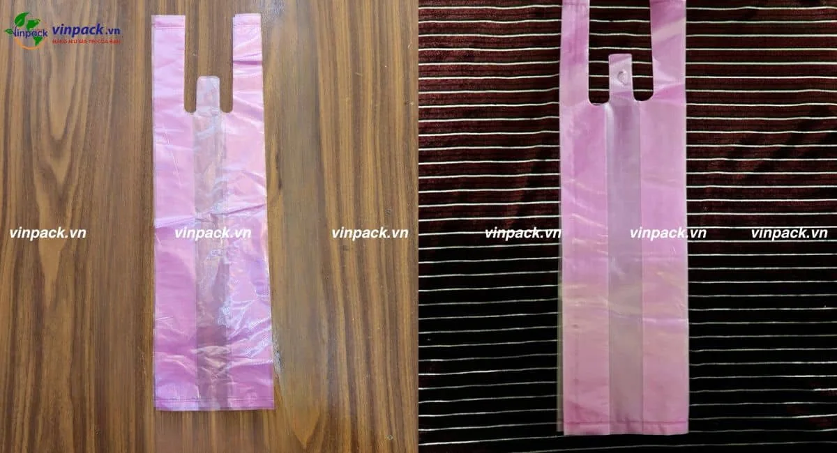 Mẫu túi xốp đựng 2 ly