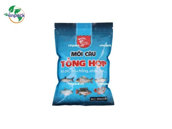 Bao bì đựng mồi câu cá